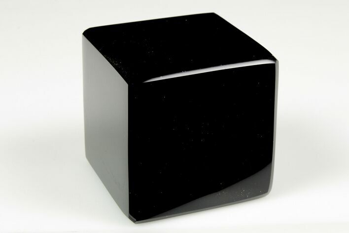 1.6" Polished Black Obsidian Cubes - Photo 1